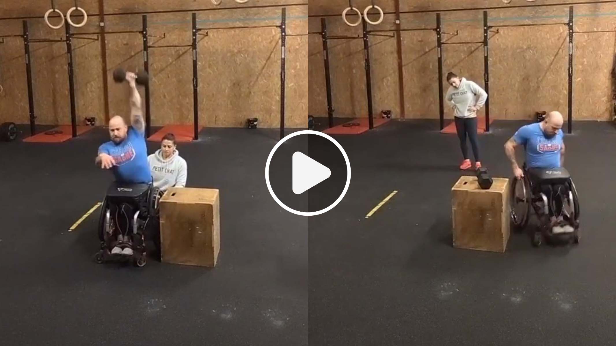 WOD 24 1 Open CrossFit Adaptive Simon Farre Termine En 5mn37 WODNEWS