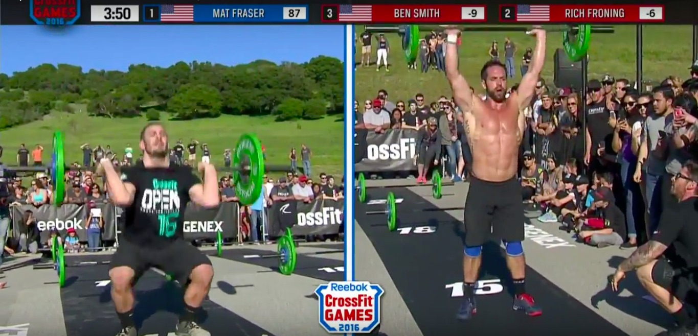 Open Workout 16.5 Ben Smith vs Rich Froning vs Mat Fraser Wodnews