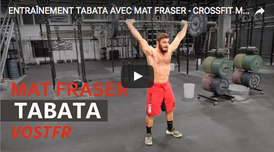 ENTRAÎNEMENT TABATA AVEC MAT FRASER – CrossFit ®* MOTIVATION (VOSTFR)