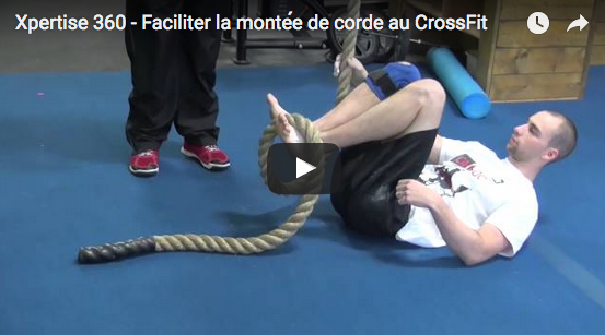 Faciliter le grimper de corde en CrossFit ®*, avec Xpertise 360