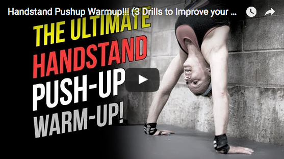 3 exercices d’échauffement pour réussir vos handstand push-ups !