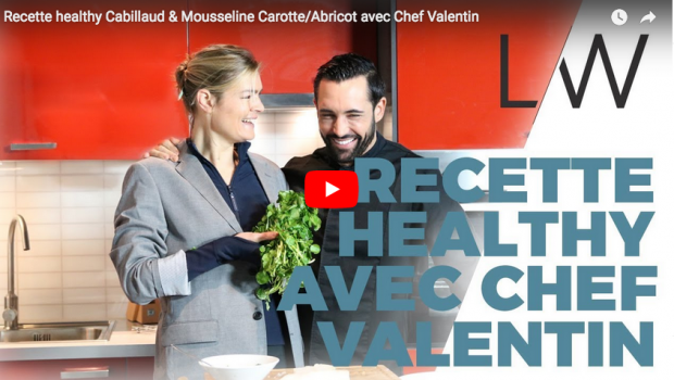 Recette healthy Cabillaud & Mousseline Carotte/Abricot avec Chef Valentin