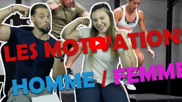 Les différences de motivation entre homme et femme au CrossFit ®* !