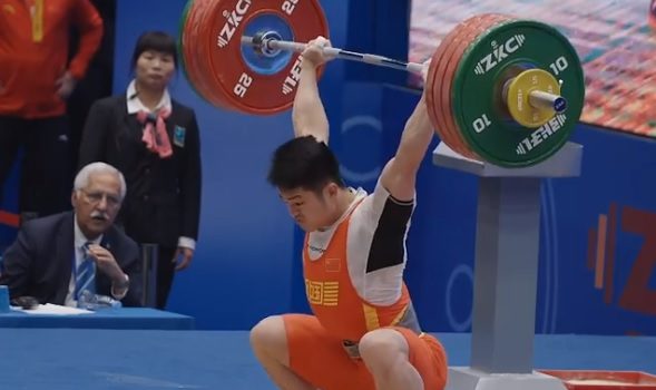 RECORD DU MONDE ! Shi Zhiyong fait 198 kg au Clean & Squat Jerk !