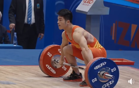 Superbe snatch à 165 kg pour Shi Zhi Yong !