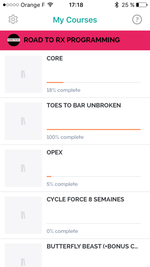 road to rx programming crossfit