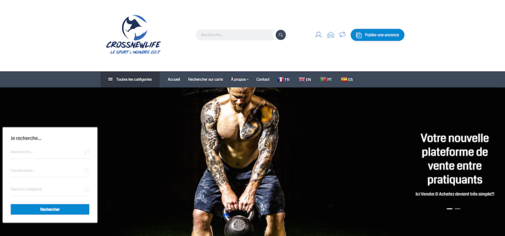 site de vente crossfit