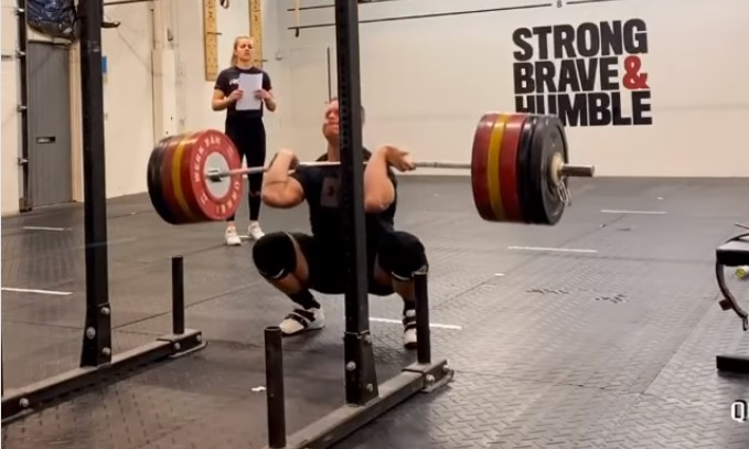 4 x 191 kg au Front Squat pour Olason Throstur (Quart de finale des CrossFit ®* Games) !