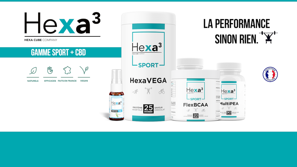 Hexa3, spécialiste CBD pour les sportifs