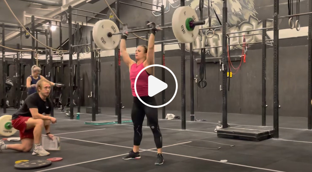 Kristin Holte Finit Le Wod 223 De Lopen Crossfit ® En 5mn08 Wodnews 