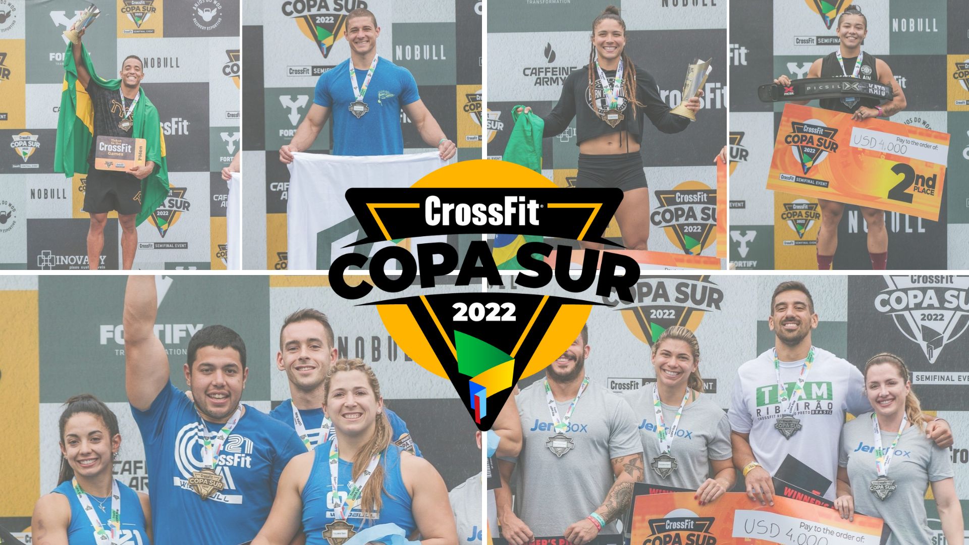 Les athlètes qualifiés CrossFit ®* Copa Sur ! Wodnews