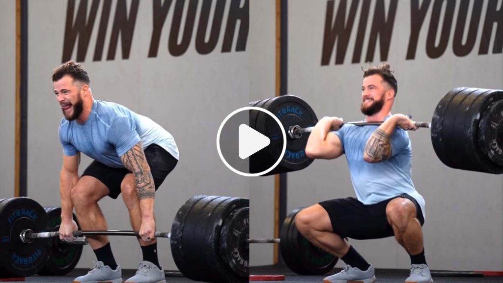 crossfit squat clean willy georges