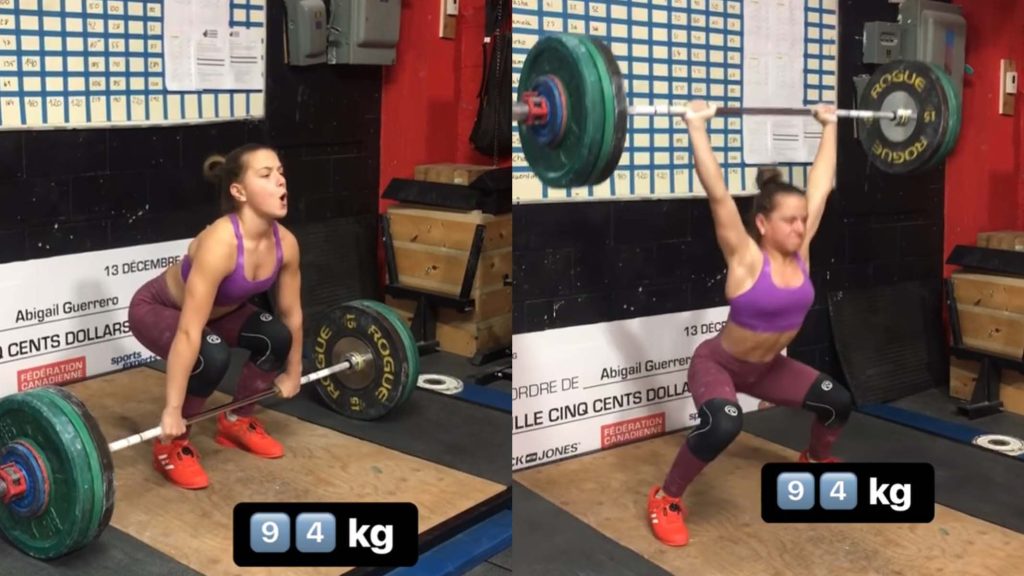 clean and jerk Emily Ibanez