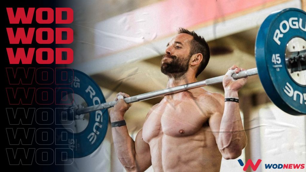 wod crossfit thrusters rich froning