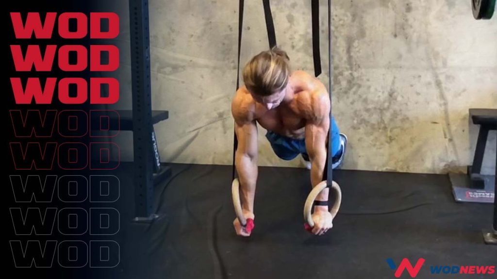 wod crossfit ring push up