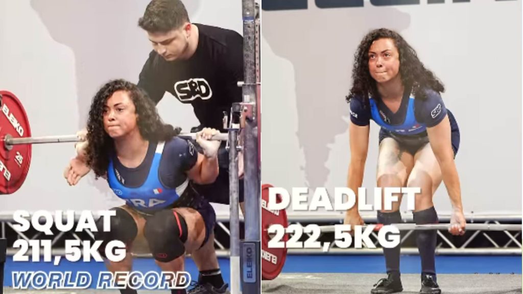 La Française Lya Bavoil devient championne du monde de powerlifting -69kg + record du monde squat et au total