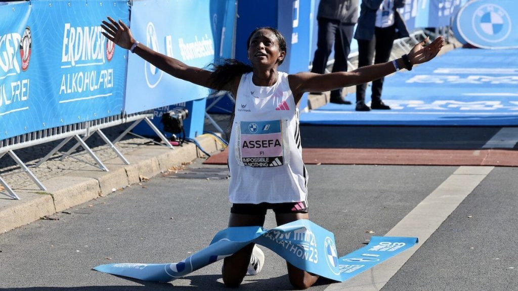 Record marathon femme
