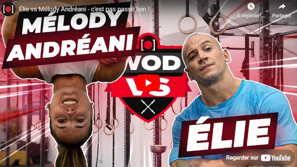 Melody Andreani et Elie Margerin sur un WOD de crossfit