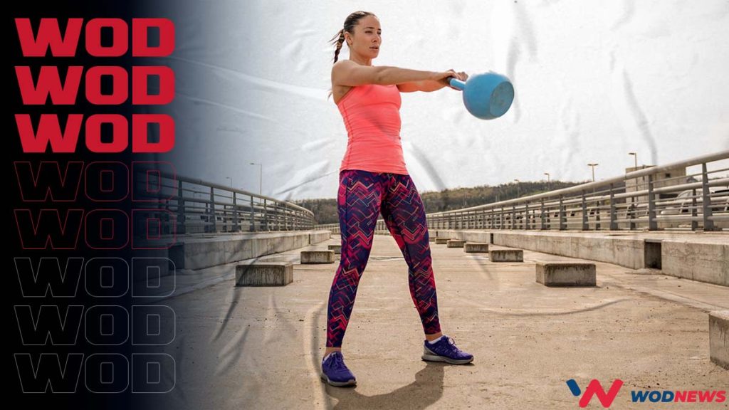 wod crossfit kettlebell swing