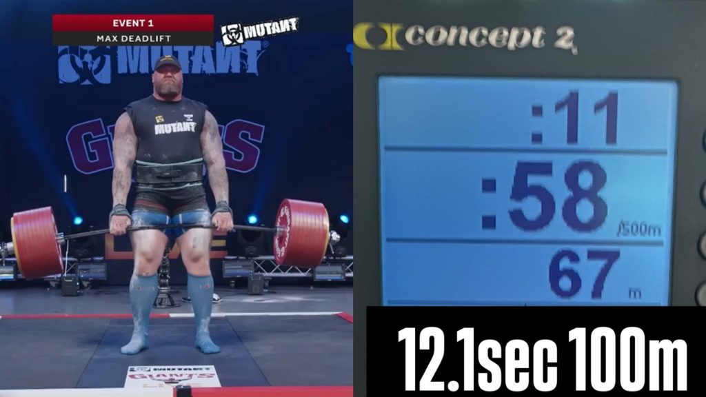 Deux records du monde battus : au rameur et au deadlift !