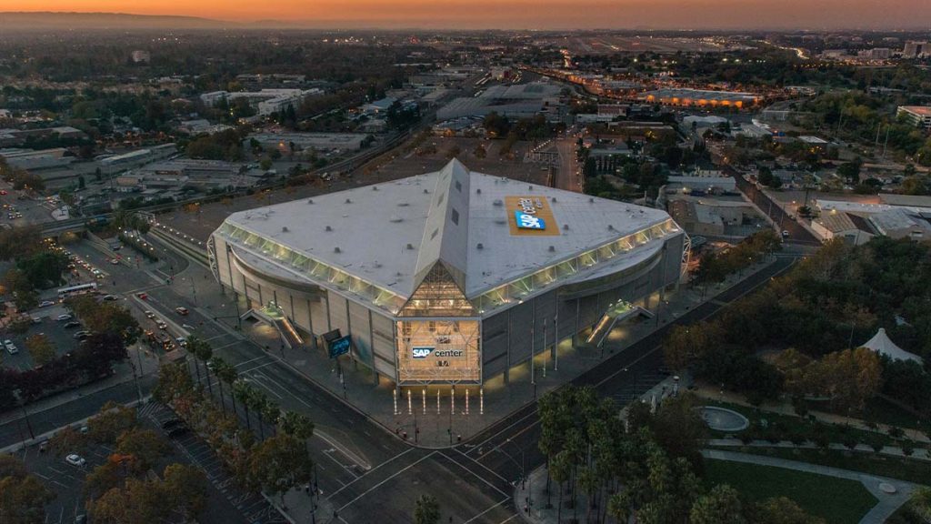 Le SAP Center en Californie